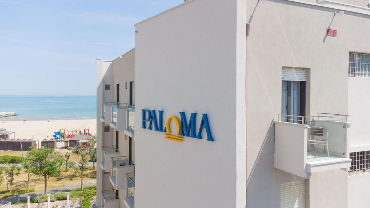 Hotel Paloma Beach Front Chiringuitos Time Rimini Eksteriør billede