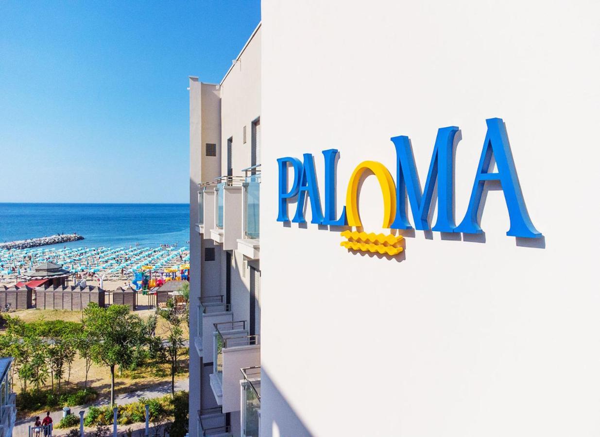 Hotel Paloma Beach Front Chiringuitos Time Rimini Eksteriør billede